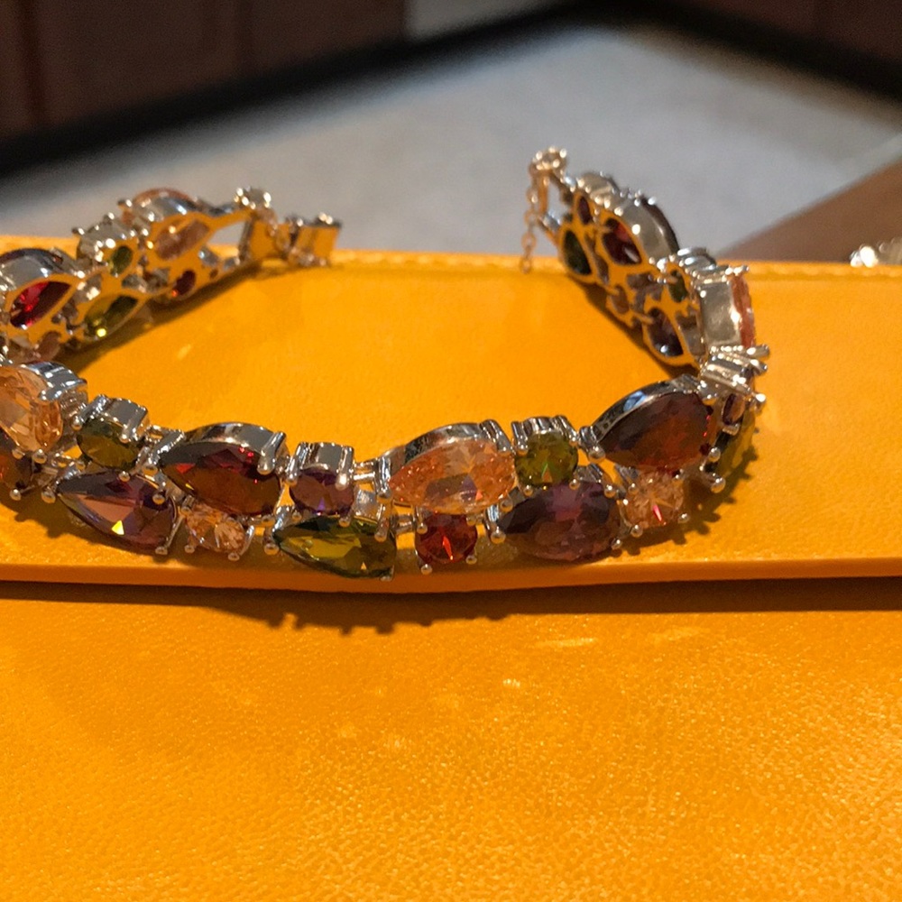 SS “925”Multicolored Birthstone Bracelet